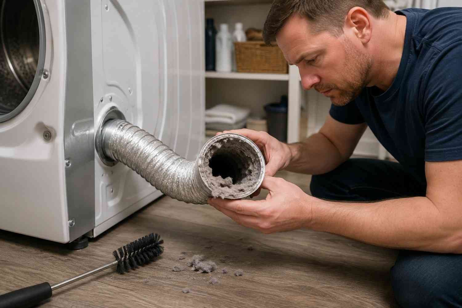 The Interior of the Dryer Vent Line